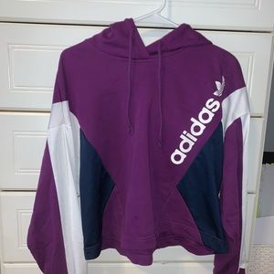 Adidas crop hoodie